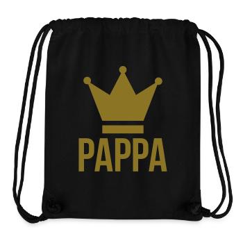 Pappa / Papa / Dad / Far / fars dag / verjaardag - Stanley/Stella Recycled Gym Bag - black - Front