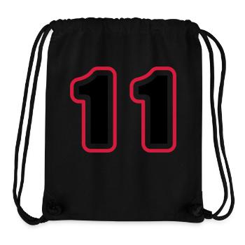 11 Number College - Stanley/Stella Recycled Gym Bag - black - Front