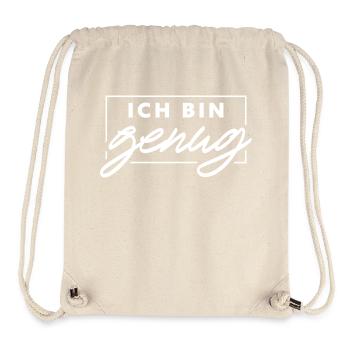 Ich bin genug - Stanley/Stella recycelter Gym Bag - Naturweiß - Vorne