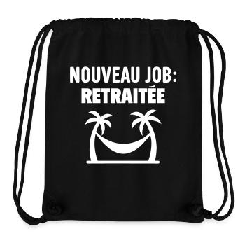 Pensionierung Neuer Job im Ruhestand - Stanley/Stella recycelter Gym Bag - Schwarz - Vorne