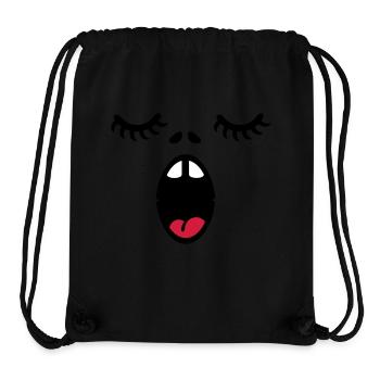 Sängergesicht / singer face (3c) - Stanley/Stella Recycled Gym Bag - black - Front
