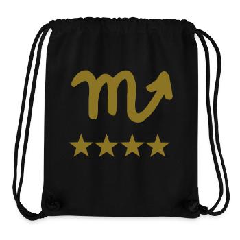 Skorpion - Sternzeichen - Stanley/Stella recycelter Gym Bag - Schwarz - Vorne