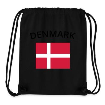 denmark - Stanley/Stella recycelter Gym Bag - Schwarz - Vorne