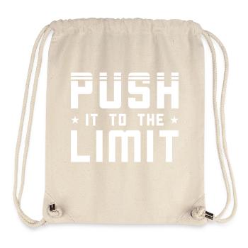 Push it to the limit - Stanley/Stella recycelter Gym Bag - Naturweiß - Vorne