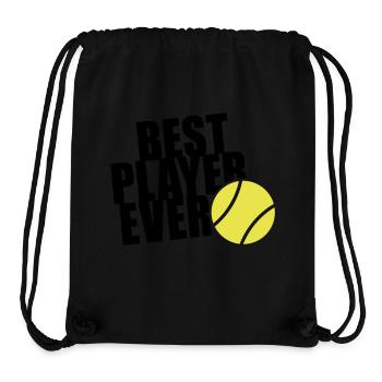 BEST TENNIS PLAYER EVER 2C - Stanley/Stella Recycled Gym Bag - black - Front