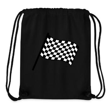racing_flag - Stanley/Stella Recycled Gym Bag - black - Front