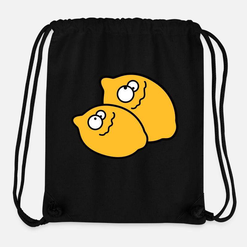 Funny Lemons - Stanley/Stella recycelter Gym Bag - Schwarz