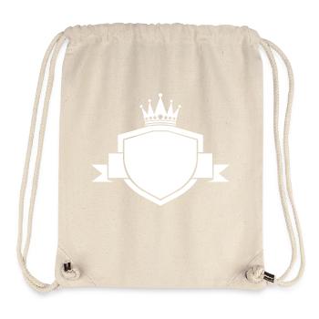wappen leer - Stanley/Stella recycelter Gym Bag - Naturweiß - Vorne