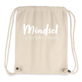 Mindset is everything - Stanley/Stella Recycled Gym Bag - natural - Front