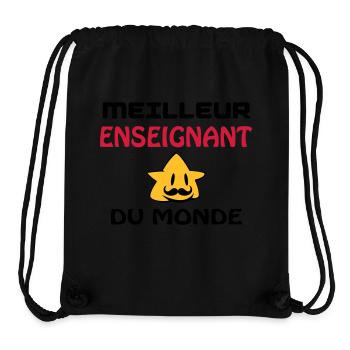 BESTER LEHRER DER WELT - Stanley/Stella recycelter Gym Bag - Schwarz - Vorne