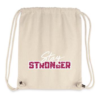 Stay stronger - Stanley/Stella Recycled Gym Bag - natural - Front