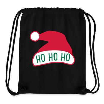 Ho Ho Ho - Stanley/Stella recycelter Gym Bag - Schwarz - Vorne