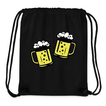 Beer Beer Mug Cheers - Stanley/Stella Recycled Gym Bag - black - Front