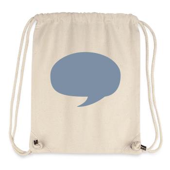 Speech bubble - Stanley/Stella Recycled Gym Bag - natural - Front