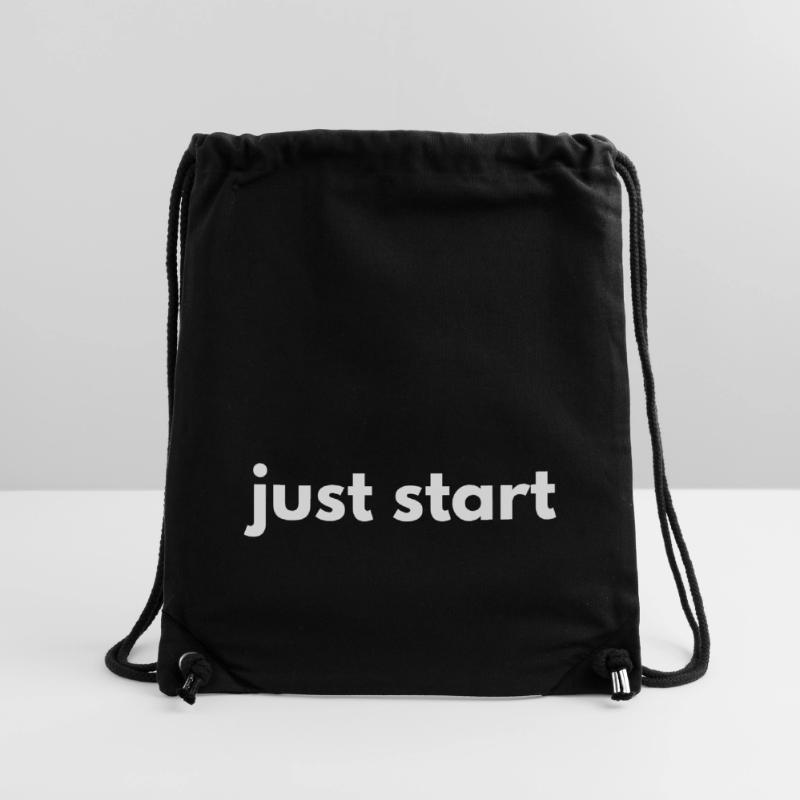 Évitez la procrastination Commencez simplement la motivation Sac à cordon recyclé Stanley/Stella