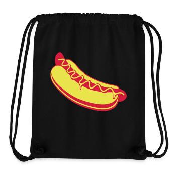 Hot dog - Stanley/Stella Recycled Gym Bag - black - Front