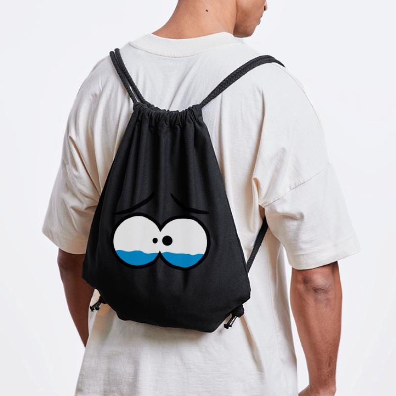 Sad Crying Comic Eyes Sac à cordon recyclé Stanley/Stella
