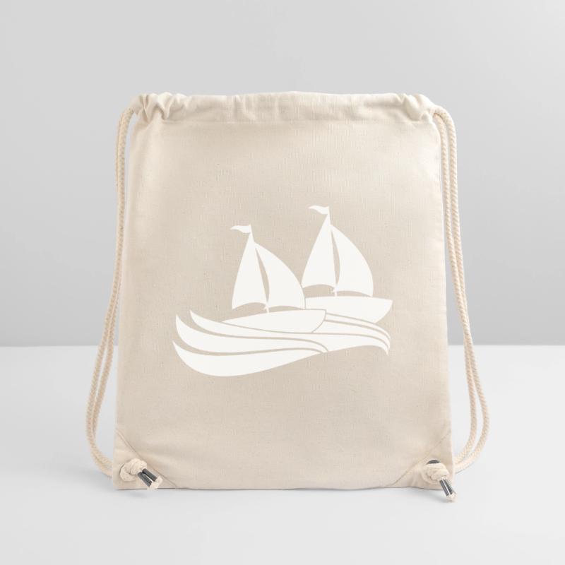 Deux navires Régate par équipe Régate de voile de compétition Sac à cordon recyclé Stanley/Stella