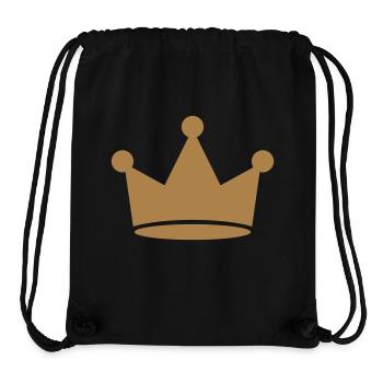 Krone - Stanley/Stella recycelter Gym Bag - Schwarz - Vorne