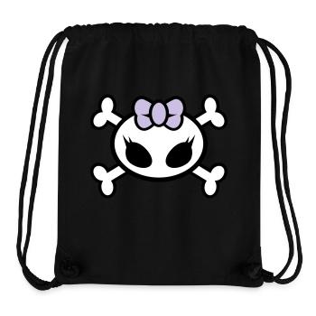 skul kitty - Stanley/Stella recycelter Gym Bag - Schwarz - Vorne