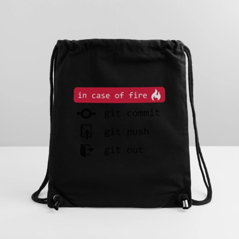 in case of fire - git out Stanley/Stella recycelter Gym Bag