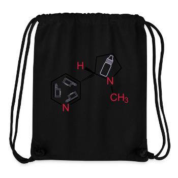 Vaping Nikotin-Nicotine - Stanley/Stella recycelter Gym Bag - Schwarz - Vorne