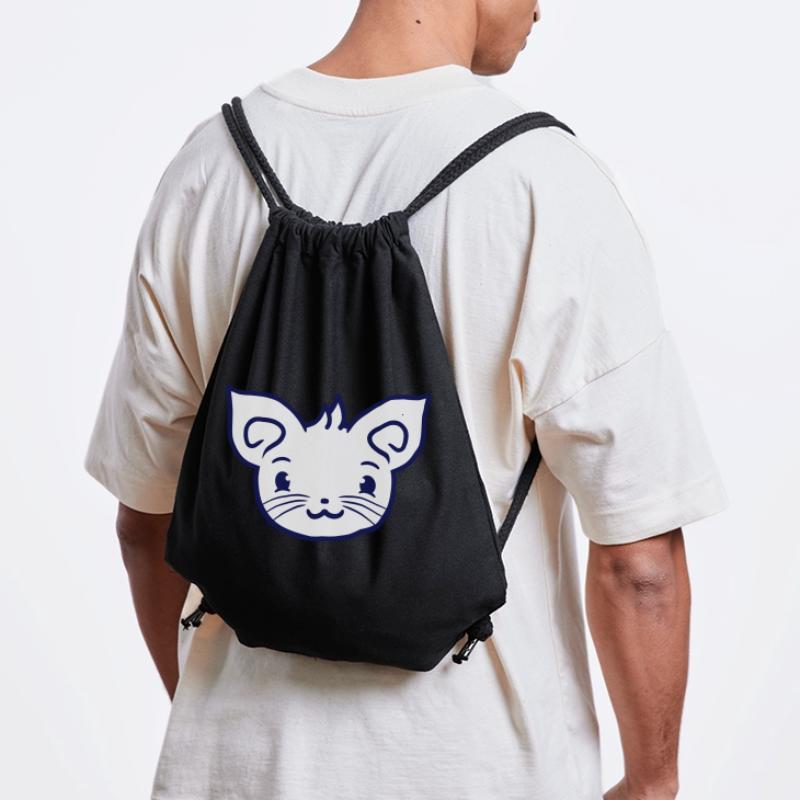 Cute Cat Looks Happy Smiling Kitten Fun Stanley/Stella Recycled Gym Bag