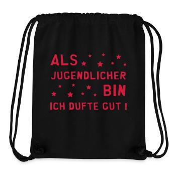 Jugendlich / Teenager / Teen / Jugendliche - Stanley/Stella recycelter Gym Bag - Schwarz - Vorne