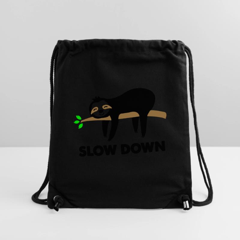 faultier slow down Stanley/Stella recycelter Gym Bag