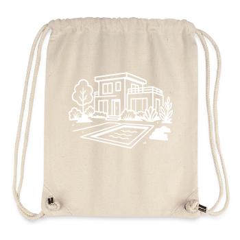 House Villa Holiday Home - Stanley/Stella Recycled Gym Bag - natural - Front