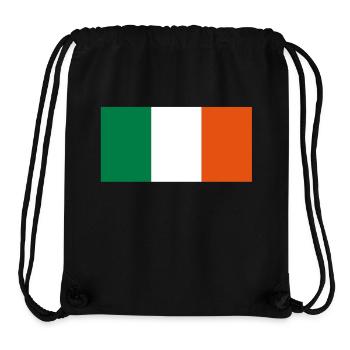 flag_ireland - Stanley/Stella Recycled Gym Bag - black - Front