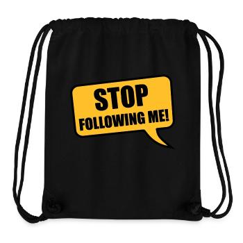 stop - Stanley/Stella Recycled Gym Bag - black - Front