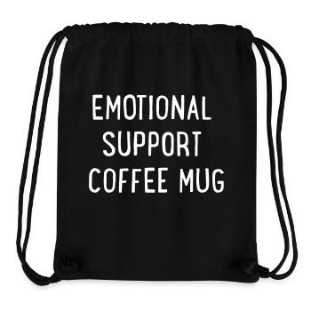 Emotional Support Coffee Mug - Stanley/Stella recycelter Gym Bag - Schwarz - Vorne