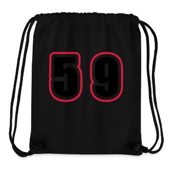 59 Number College - Stanley/Stella Recycled Gym Bag - black - Front