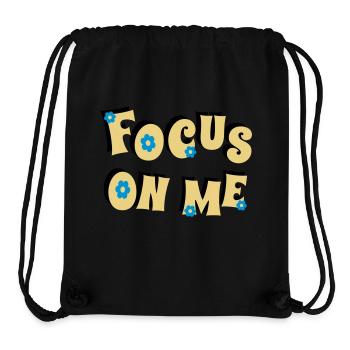 Focus on Me - Stanley/Stella Recycled Gym Bag - black - Front