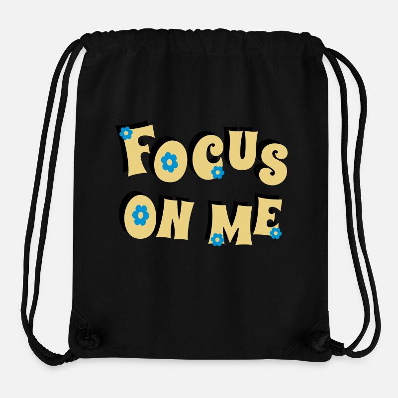 Focus on Me - Stanley/Stella recycelter Gym Bag - Schwarz