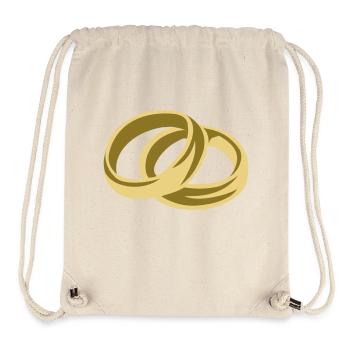 Rings - Wedding - Stanley/Stella Recycled Gym Bag - natural - Front