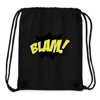 explosion - Stanley/Stella recycelter Gym Bag - Schwarz - Vorne