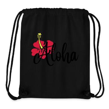 ALoha - Stanley/Stella recycelter Gym Bag - Schwarz - Vorne