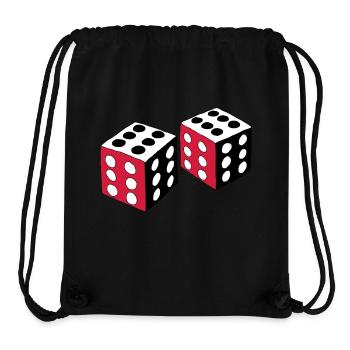Dice - Stanley/Stella Recycled Gym Bag - black - Front