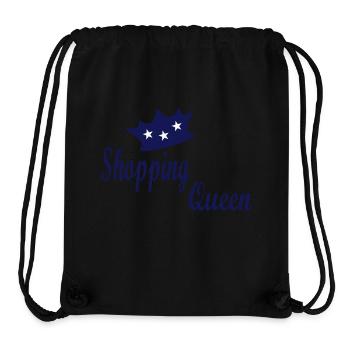 shopping queen - Sac à cordon recyclé Stanley/Stella - noir - Devant