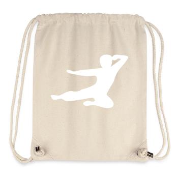 Kung fu, jeet kune do - Sac à cordon recyclé Stanley/Stella - blanc naturel - Devant