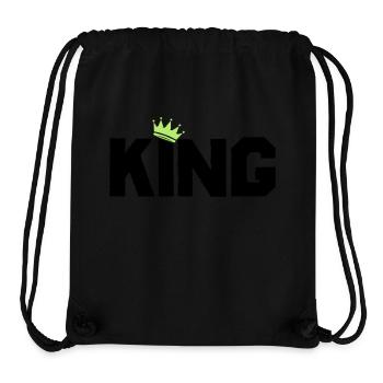 King - Stanley/Stella Recycled Gym Bag - black - Front
