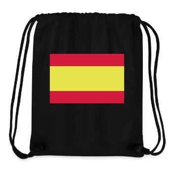 spain flag - Stanley/Stella recycelter Gym Bag - Schwarz - Vorne
