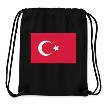turkey - Sac à cordon recyclé Stanley/Stella - noir - Devant