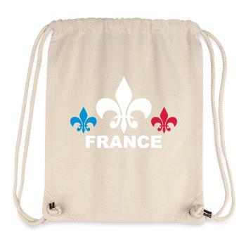 France tricolore - Sac à cordon recyclé Stanley/Stella - blanc naturel - Devant