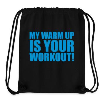 Workout - Stanley/Stella Recycled Gym Bag - black - Front