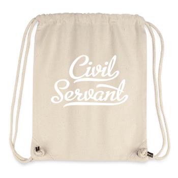 Civil servant - Stanley/Stella Recycled Gym Bag - natural - Front