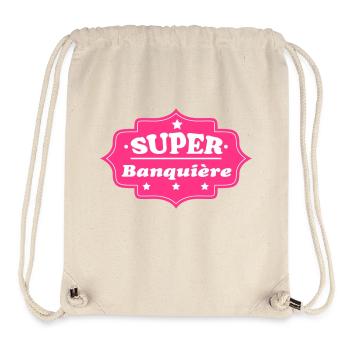 SUPER Banker - Stanley/Stella recycelter Gym Bag - Naturweiß - Vorne