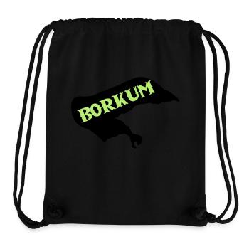 Borkum Island - Stanley/Stella Recycled Gym Bag - black - Front